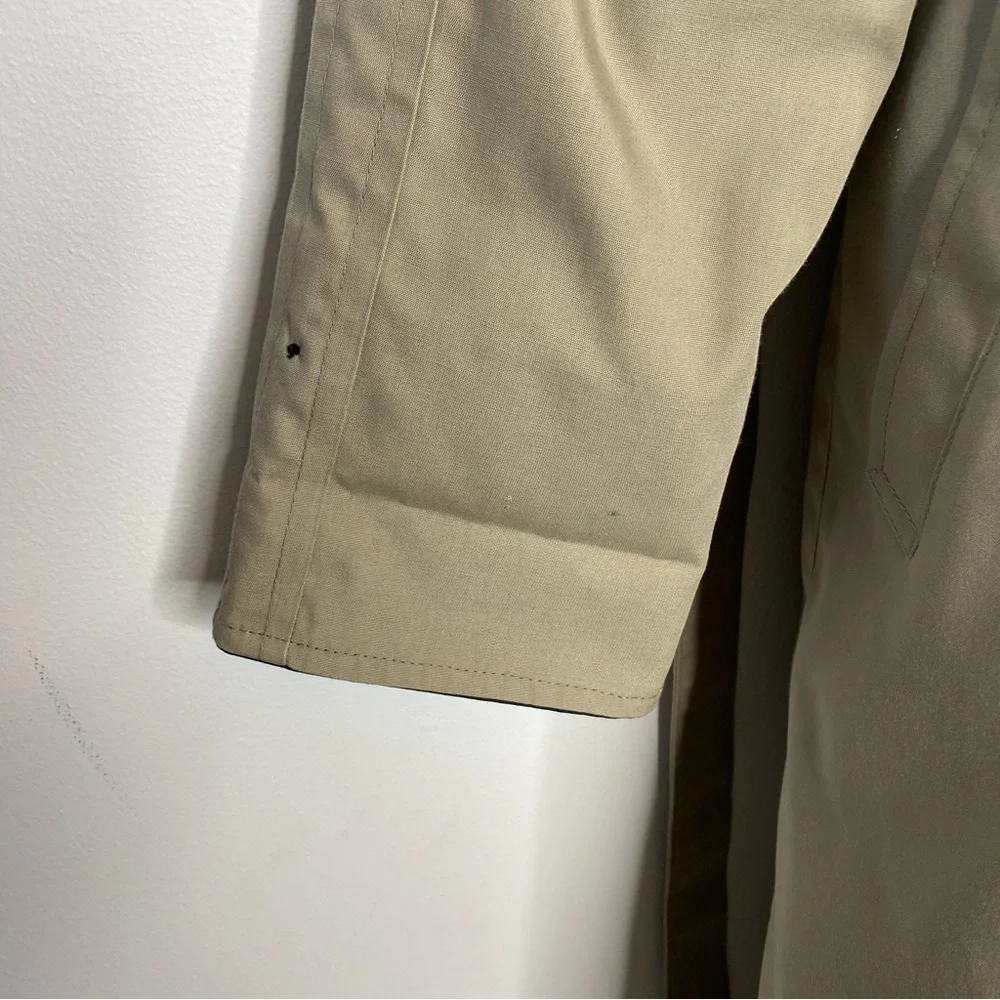 London Fog Vintage Classic Cream Tan Trench Coat